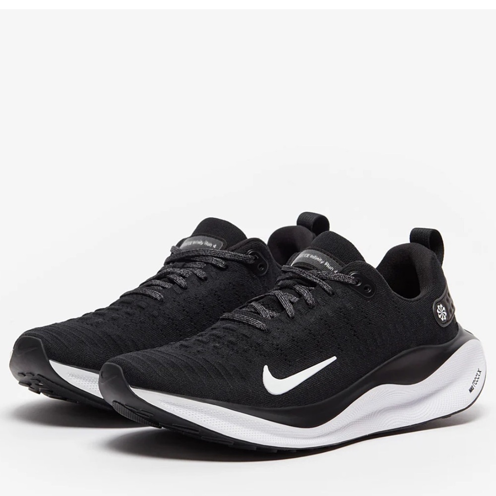 Nike Infinity Run 4 Men's Running Shoes black/White size 10 W NEW